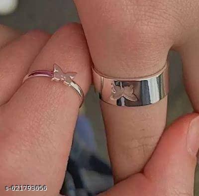 Couple Magnet Heart Attraction Lockets | Women Pendants | Men Lockets | Magnetic Attraction Bracelets Couple Ring Butterfly Combo of 3