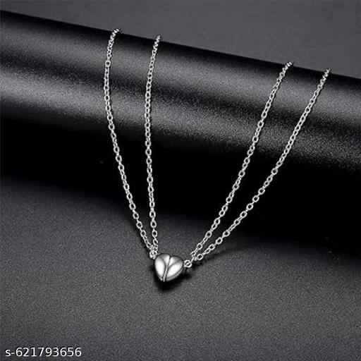 Couple Magnet Heart Attraction Lockets | Women Pendants | Men Lockets | Magnetic Attraction Bracelets Couple Ring Butterfly Combo of 3